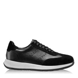 Pantofi barbati sport piele naturala negru 3220