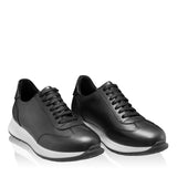 Pantofi barbati sport piele naturala negru 1358