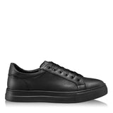 Pantofi barbati sport piele naturala negru 3213