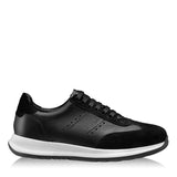 Pantofi barbati sport piele naturala negru 3225