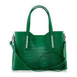 Geanta dama verde croco 4004